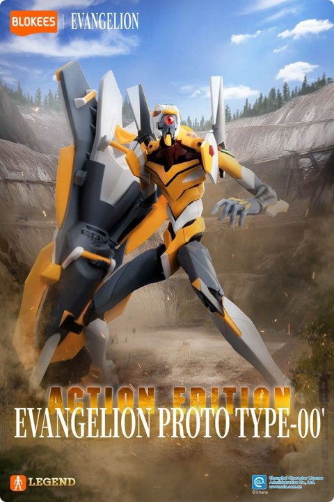 BLOKEES EVANGELION ACTION EDITION - EVANGELION PROTO TYPE 00'