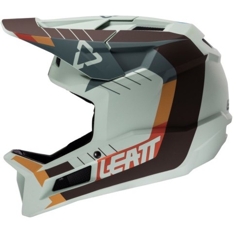 Kask rowerowy typu full face LEATT Helmet MTB Gravity 2.0 V25 rozmiar M, miętowy