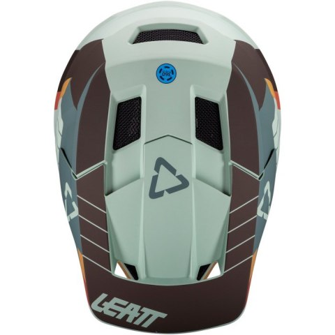 Kask rowerowy typu full face LEATT Helmet MTB Gravity 2.0 V25 rozmiar M, miętowy