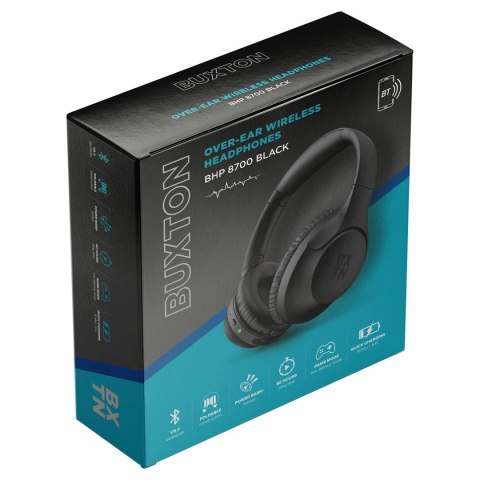 BUXTON BHP-8700 - Słuchawki Bluetooth nauszne czarne