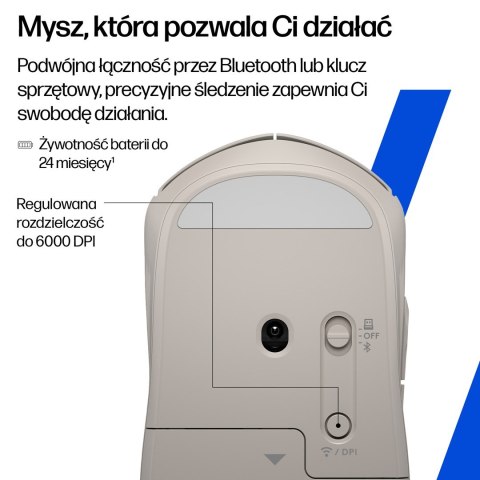 Mysz HP 400 Quiet Blue Wireless Mouse bezprzewodowa niebieska AZ7B4AA