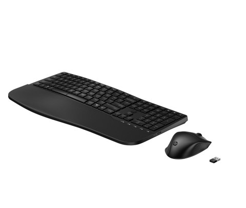 Zestaw klawiatura + mysz HP 680 Comfort Dual-Mode Wireless/Bluetooth Keyboard and Mouse Combo bezprzewodowe czarne 8T6L6AA
