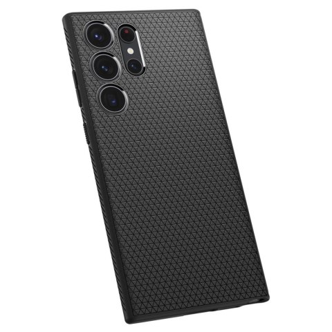 Etui pokrowiec na Samsung Galaxy S23 Ultra Liquid Air - czarny mat