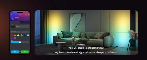 Govee Lampa podłogowa RGBICW 1000lm, Wi-Fi, Bluetooth H8076C13