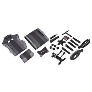 Fotel gamingowy Huzaro Force 4.7 Grey Mesh (OUTLET)