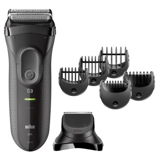 Golarka elektryczna 3000BT BRAUN Black/Grey