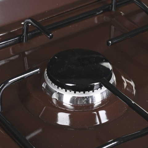 Kuchenka gazowa nastawna 4-palnikowa Ravanson K-04BR (brązowy) (OUTLET)