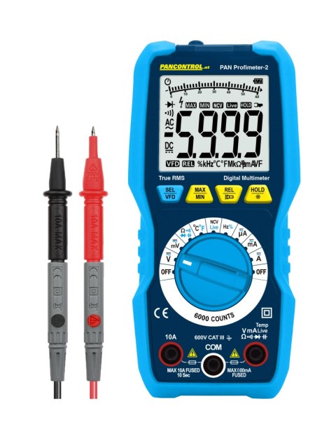 Multimetr cyfrowy CAT III 600V True RMS