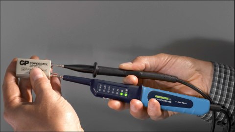 Tester napięcia 2-biegunowy, wskaźnik LED NOWOŚĆ: z TÜV GS!