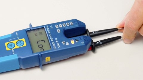Tester prądu / napięcia LED + LCD 200A AC/DC
