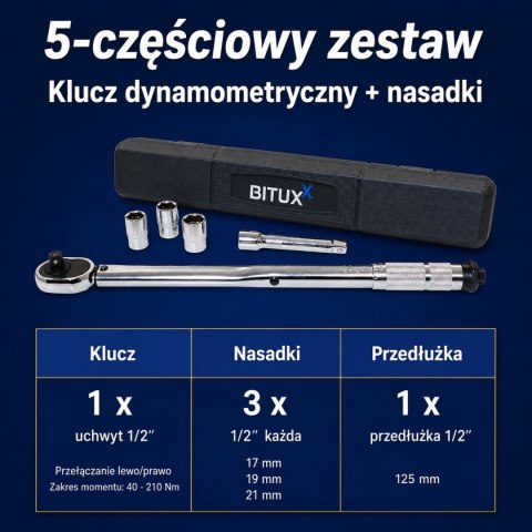Podnośnik hydrauliczny 2t + klucz dynamometryczny zestaw do kół
