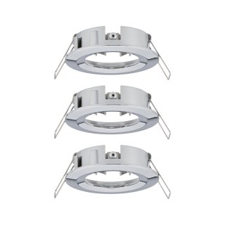 Zestaw opraw do wbudowania stała Choose max.3x10W ściemnialna 78mm IP44 230V chrom / aluminium