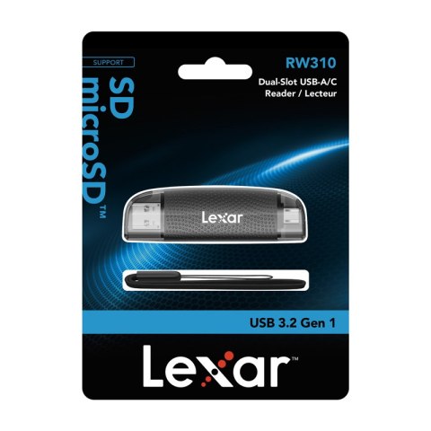 Czytnik kart pamięci Lexar LRW310X Dual USB-A/C micro SD, SD USB 3.1