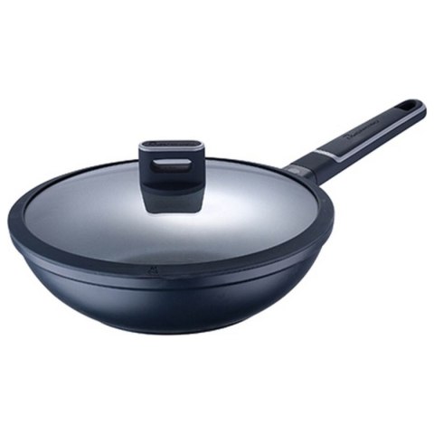Patelnia Wok Masterpro Indigo Czarny Aluminium (Ø 28 cm)