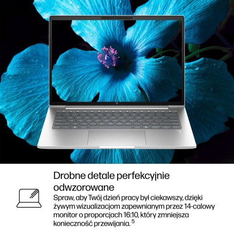 HP ProBook4 G1i Ultra 7 255U 14"WUXGA 300nits 60Hz 16GB DDR5 5600 SSD512 Arc Cam1080p 56Wh W11Pro Pike silver 3Y OnSite