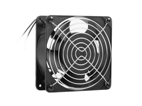 LANBERG WENTYLATOR DO SZAF 19" WISZĄCYCH LNABERG 120X120X38MM 230V CZARNY