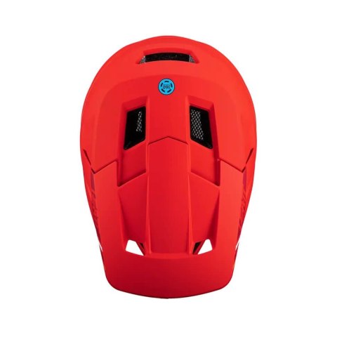 Kask rowerowy typu full face LEATT Helmet MTB Gravity 1.0 V24 rozmiar L, czerwony
