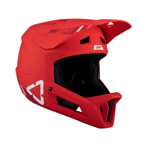 Kask rowerowy typu full face LEATT Helmet MTB Gravity 1.0 V24 rozmiar L, czerwony