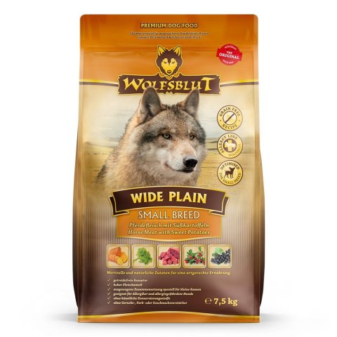 WOLFSBLUT Wide Plain Small horse/sweet potato 7,5kg (OUTLET)
