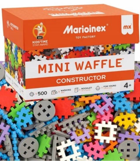 MARIOINEX Klocki Mini Waffle Konstruktor, 500 elementów