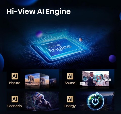 Telewizor Hisense 55E8Q LED 55" 4K Ultra HD 144Hz VIDAA Dolby Vision Czarny (OUTLET)