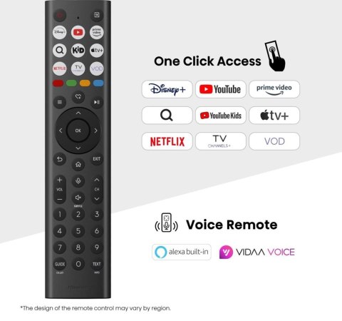Telewizor Hisense 55E8Q LED 55" 4K Ultra HD 144Hz VIDAA Dolby Vision Czarny (OUTLET)