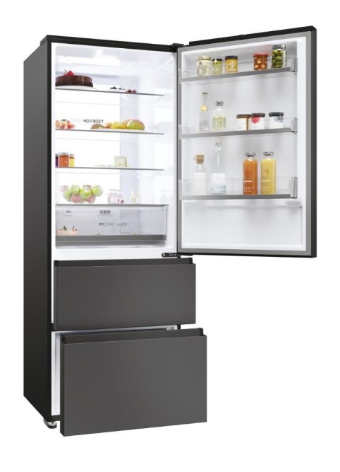 Lodówka Multidoor Haier HTR5719ENPT (czarny)