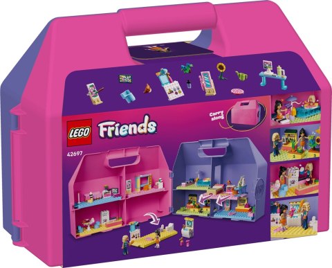 LEGO Friends 42697 - Kreatywna walizka z domkiem dla lalek