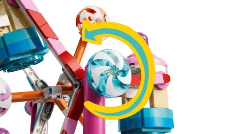 LEGO Friends 42700 - Cukierkowo-babeczkowy diabelski młyn