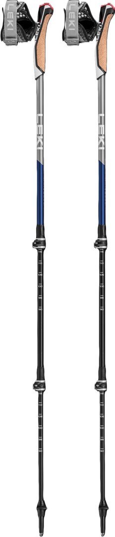 Kije trekkingowe LEKI NW Traveller Carbon, 90-130cm blue