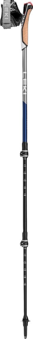 Kije trekkingowe LEKI NW Traveller Carbon, 90-130cm blue