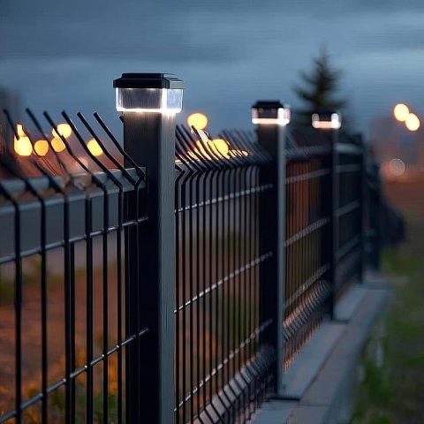 GREENBLUE LAMPA SOLARNA NA SŁUPEK 100*100 - DASZEK KOPERTOWY GB128