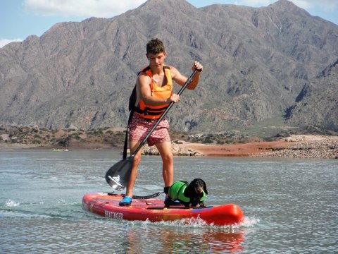 Deska SUP SKATINGER Interstellar red 350x81x15