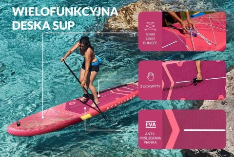 Deska SUP SKATINGER Prana Meteor Red 350x89x15 cm