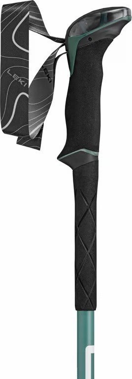 Kije trekkingowe LEKI MAKALU LITE, 100-135cm green/white