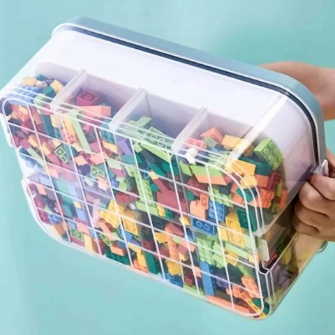 Pudełko na zabawki klocki LEGOS