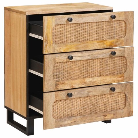 Bufet 2 pcs Brązowy 60 x 33 x 75 cm Drewno z mango