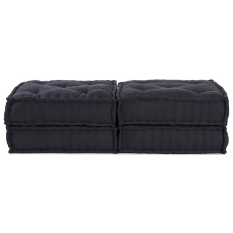 Modularna jednostka sofy 2 pcs antracytowy 140 x 70 x 36 cm