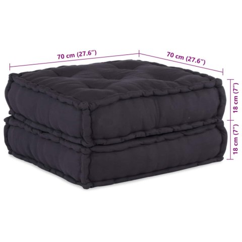 Modularna jednostka sofy 2 pcs antracytowy 140 x 70 x 36 cm