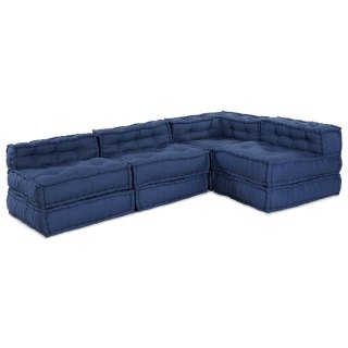 Modularna jednostka sofy 4 pcs Indygo tkanina