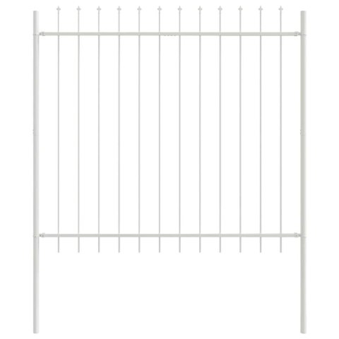 Ogrodzenie Ogrodowe 5 pcs Biały 8,5 x 1,5 m